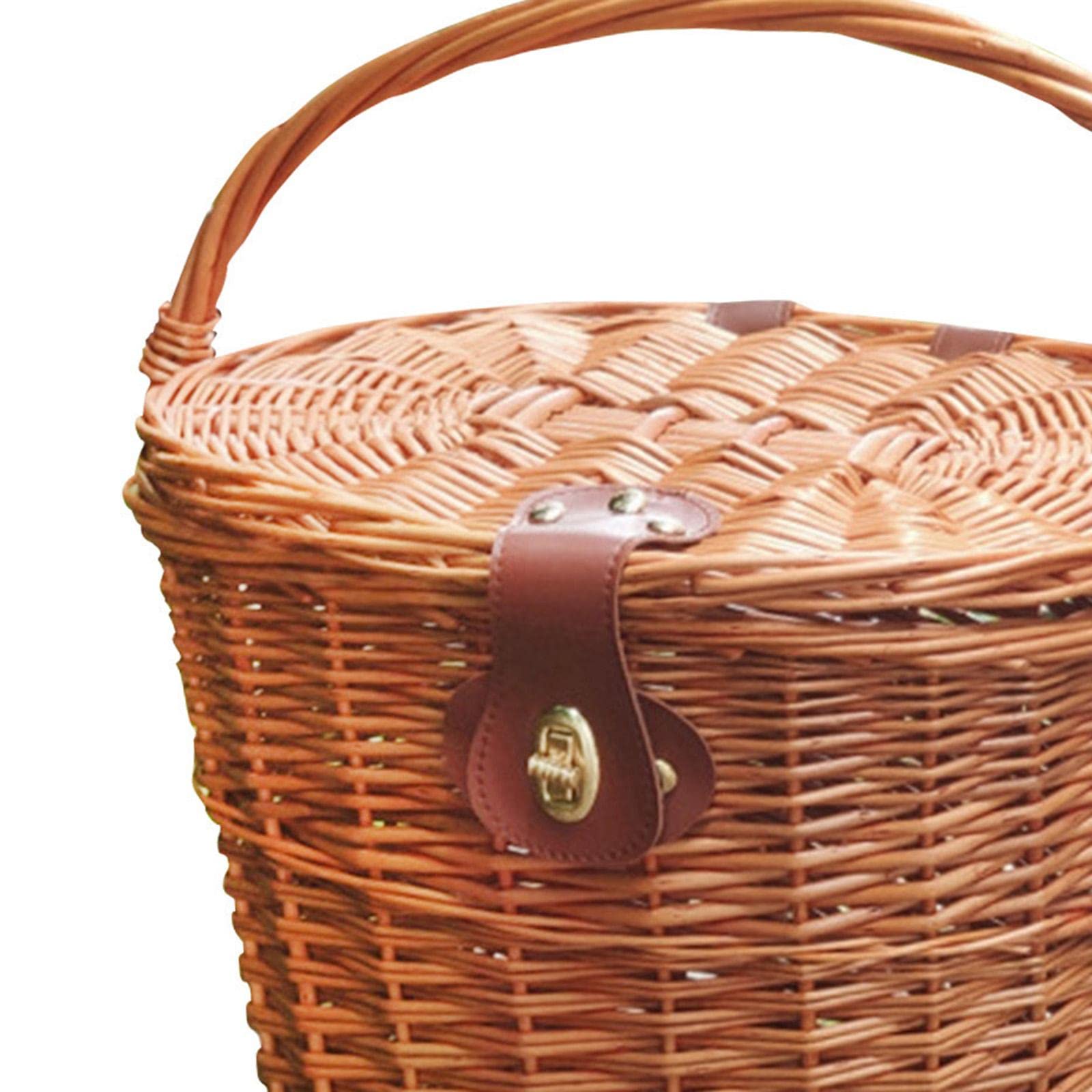 Cestino da Bicicletta, Accessorio Decorativo, Ornamento Fatto a Mano in Stile retrò per Ragazze Che Amano Il Campeggio.