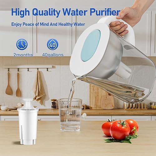 Miniatura 2 de Repuesto para filtro de agua Brita, repuesto para jarras y dispensadores de agua Brita, Classic OB03, Mavea 107007, 35557, filtro de agua