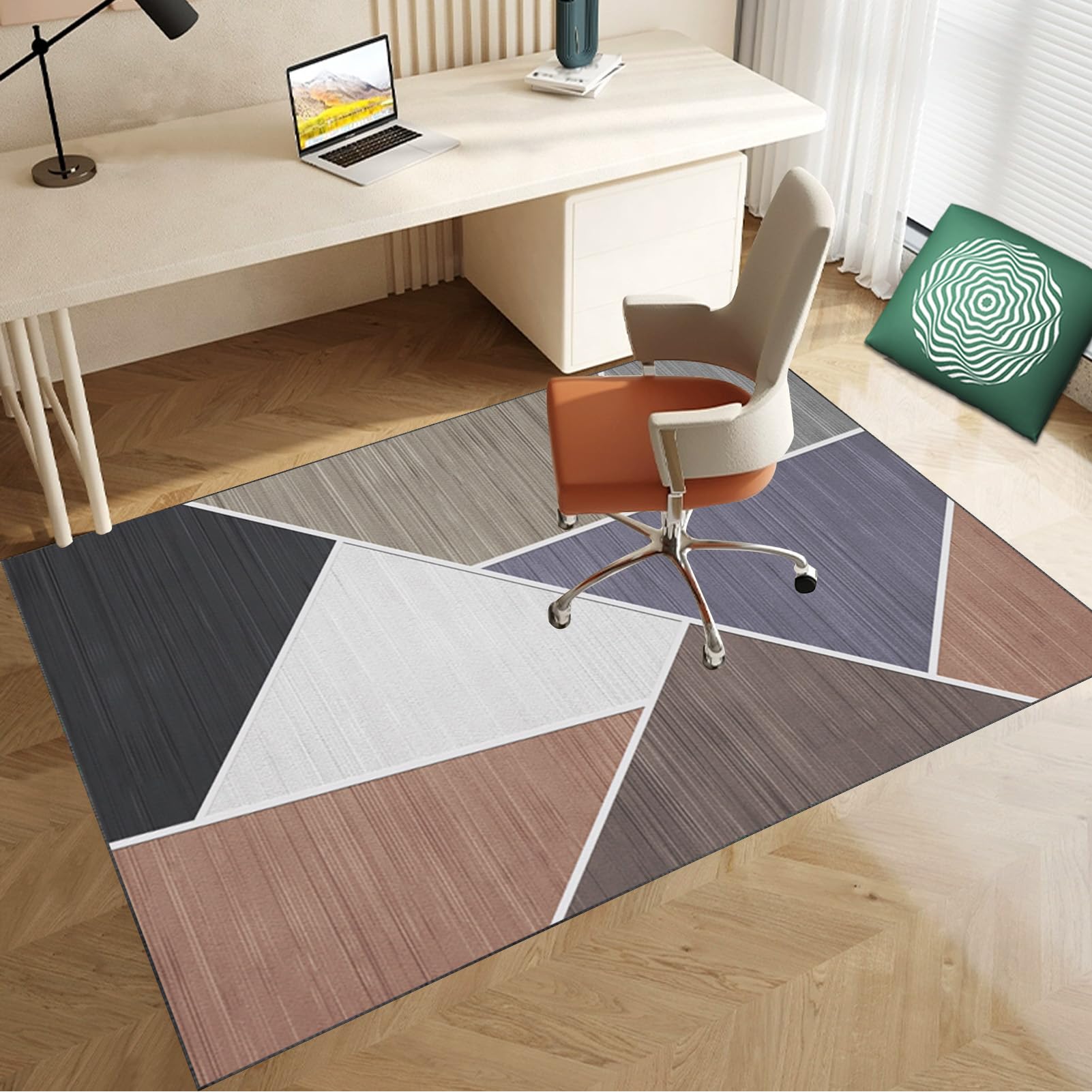 Office Chair Mat for Carpet & Hardwood Floors - 100 x 150 cm Non-slip Gaming & Office Chair Mat