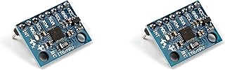 MPU 6050 (2 Pcs) Pre-Soldered Module GY-521 Module, 6 DOF 6 Axis Accelerometer Sensor, Raspberry Pi Accelerometer (Compatible with Raspberry Pi Pico and Other Models), Arduino Accelerometer