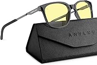 Vista 10 de ANYLUV Blue Light Glasses for Men, Lightweight Computer Gaming Glasses, Stylish Anti Eyestrain Blue Light Blocking Men