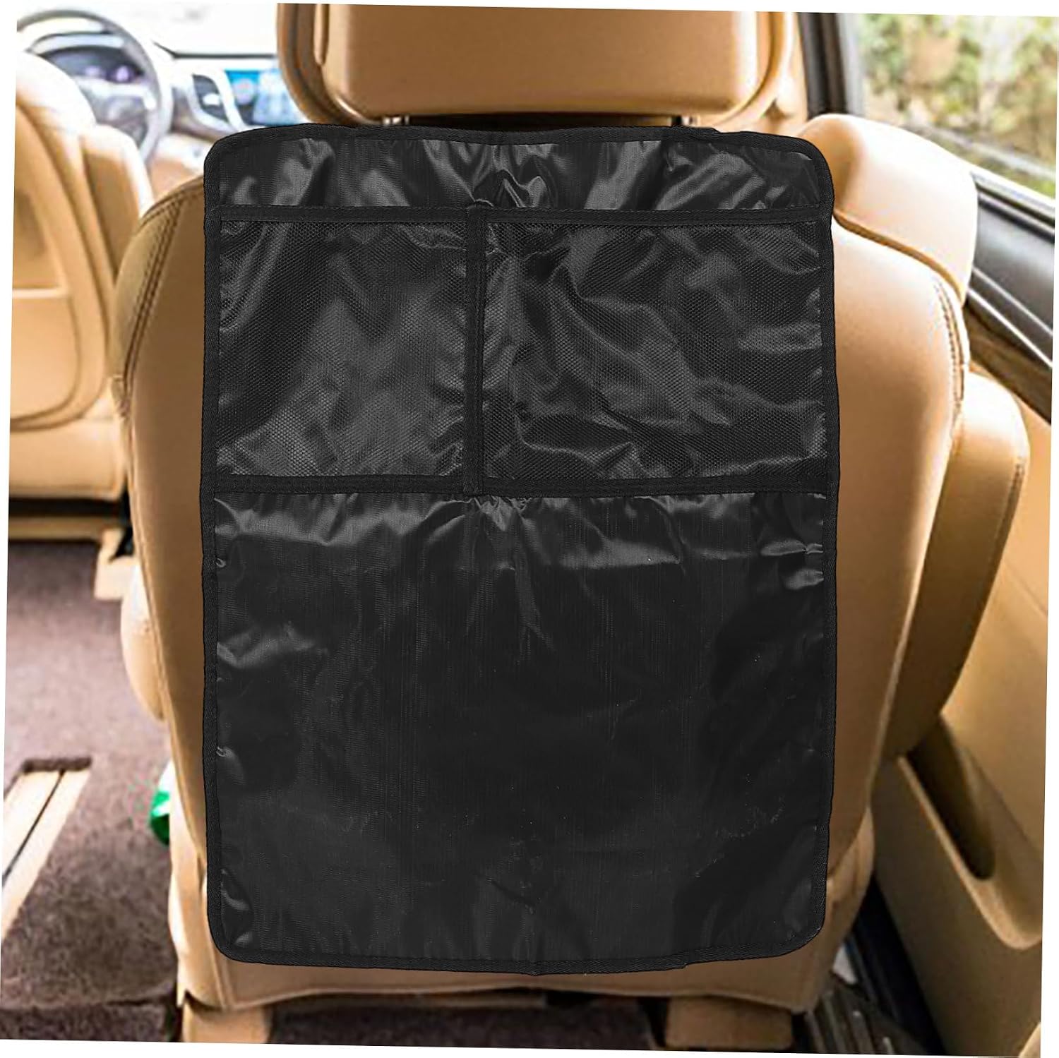 ULTECHNOVO Car Seat Organizer Oxford Back Seat Cover for Boys and Girls Kick Protector Stylish Design Easy to Install Organizer for Interior