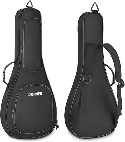 Miniatura 27 de Donner - Bolsa para guitarra eléctrica de 39 pulgadas, esponja acolchada 600D Ripstop impermeable nailon a prueba de polvo suave para guitarra Negro