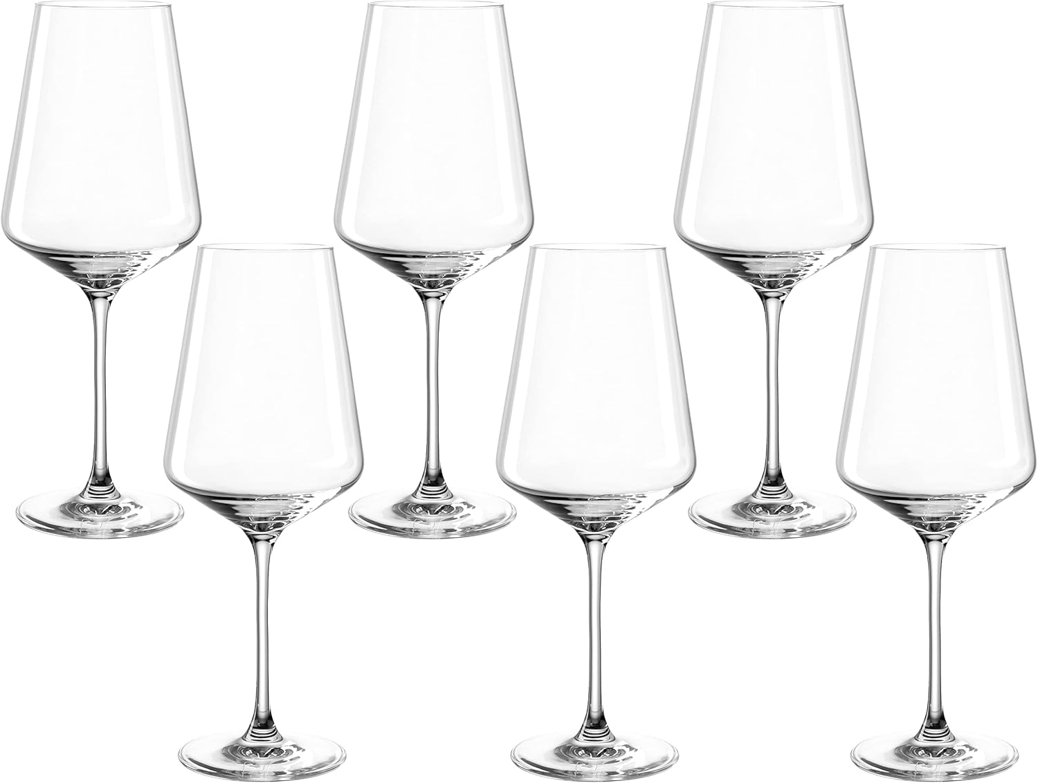 Leonardo Puccini white wine glasses, set of 6, dishwashersafe wine