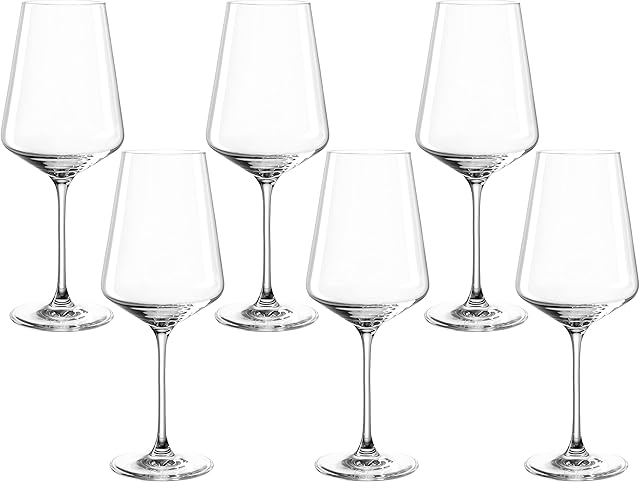 LEONARDO 014789 Set 6 wine glass Puccini, clear, white