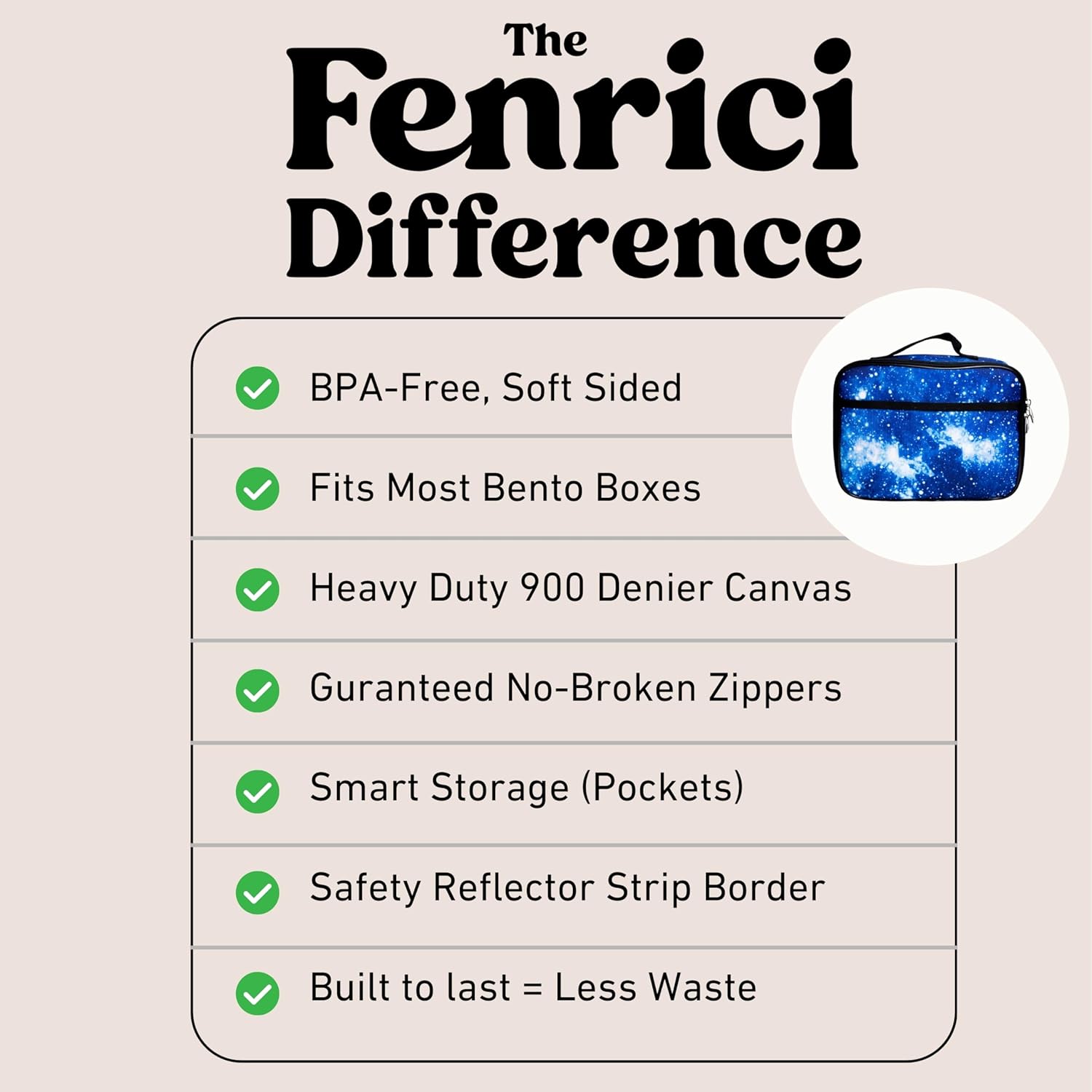 Fenrici Kids' Backpack with Lunch Box Set for Boys and Girls, School Bag with Laptop Compartment and Insulated Lunch Bag - Image 6