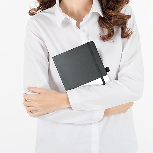 Miniatura 7 de WORPICE Cuaderno a rayas, cuaderno de escritura de piel sintética, 5.7 x 8.4 pulgadas, 144 páginas, cuaderno rayado con papel grueso de 3.53 ozm,