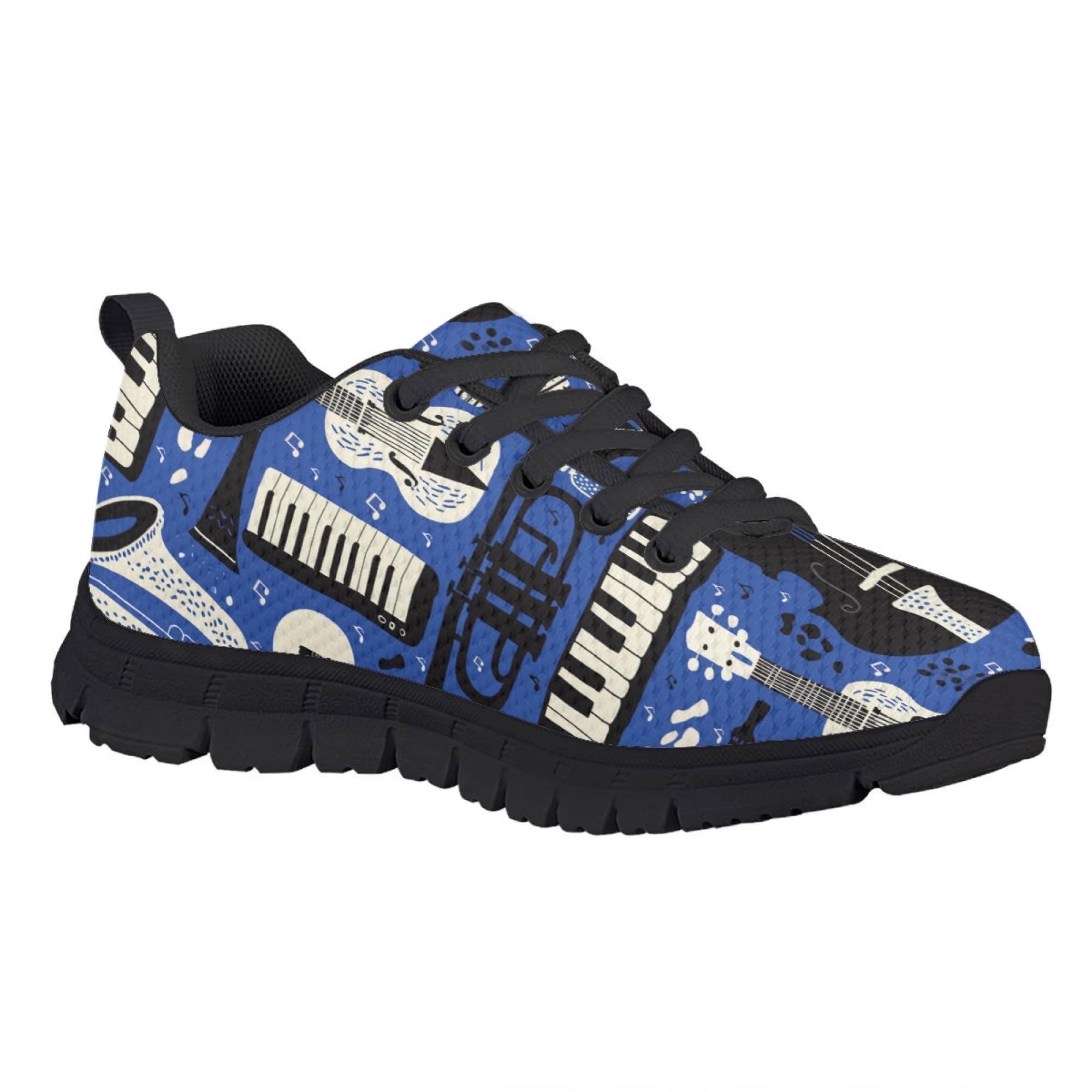 Dellukee Boys Girls Running Shoes Fashion Sneakers Kids Breathable Lightweight Non Slip Athletic Tennis Walking Shoes