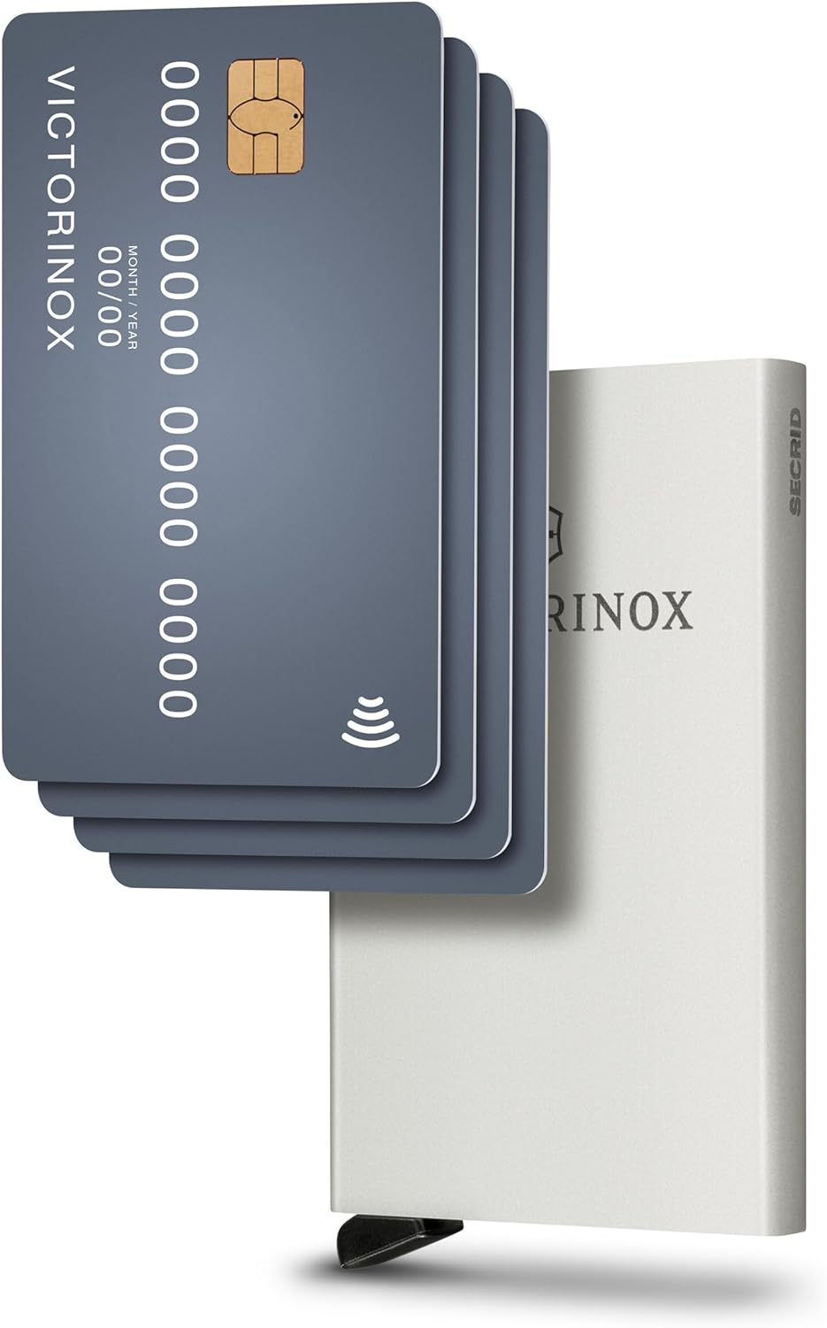 Victorinox Altius Secrid Essential Card Wallet - Silver