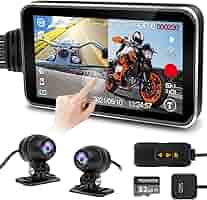 バイク用ドラレコ　新品未使用　タッチパネル＆リモコン付き　防水　スマホ連携 Amazon.co.jp: 【ソニー製307センサ＋高級仕様液晶】【バイク用