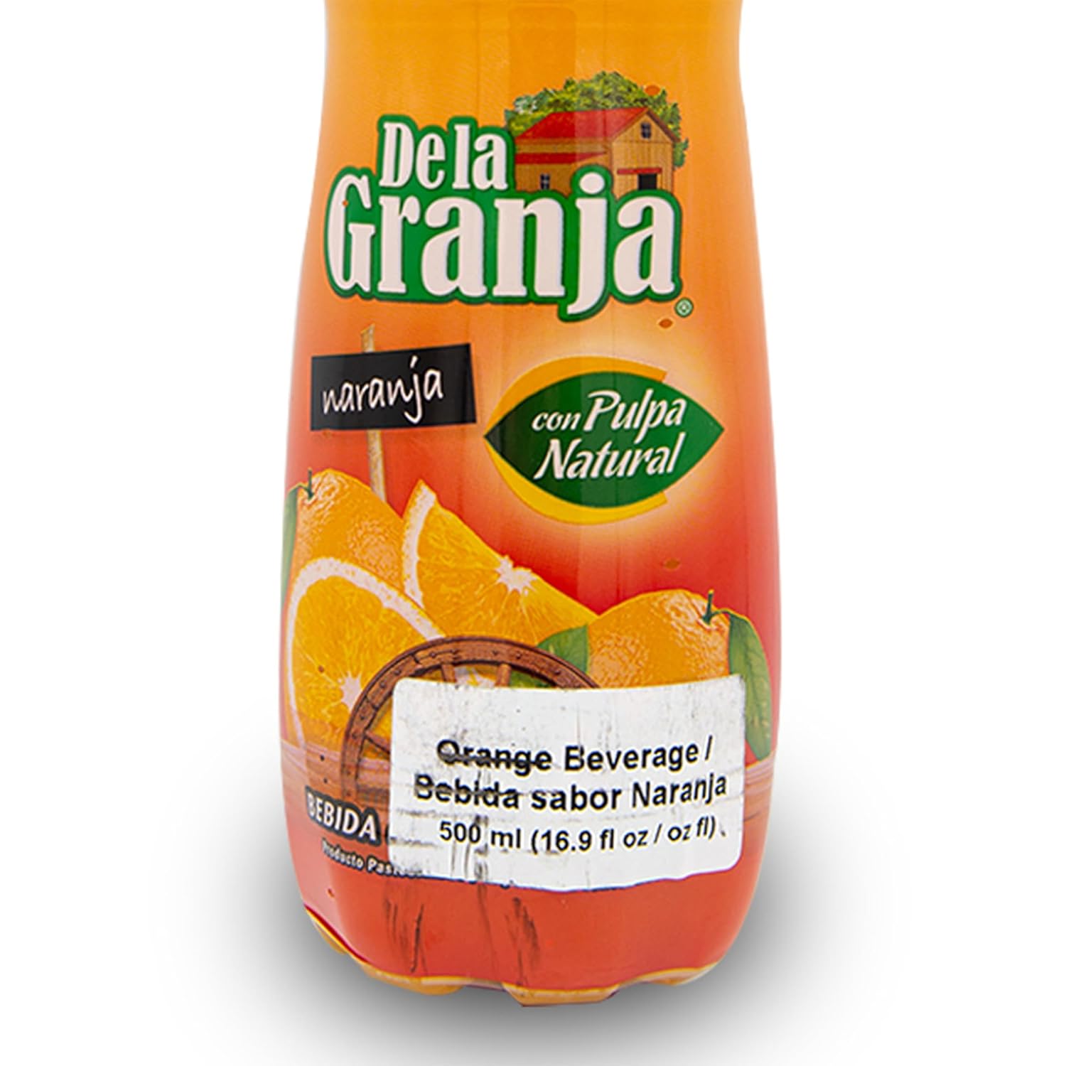 Jugo de Naranja Bundle - Includes 12 Bottles of 16.9 Fl Oz Each, 202 Fl Oz Total of Orange Juice Flavor - Perfect for Breakfast by De La Granja - Despensa Colombiana Bundle (Pack of 12, Orange)