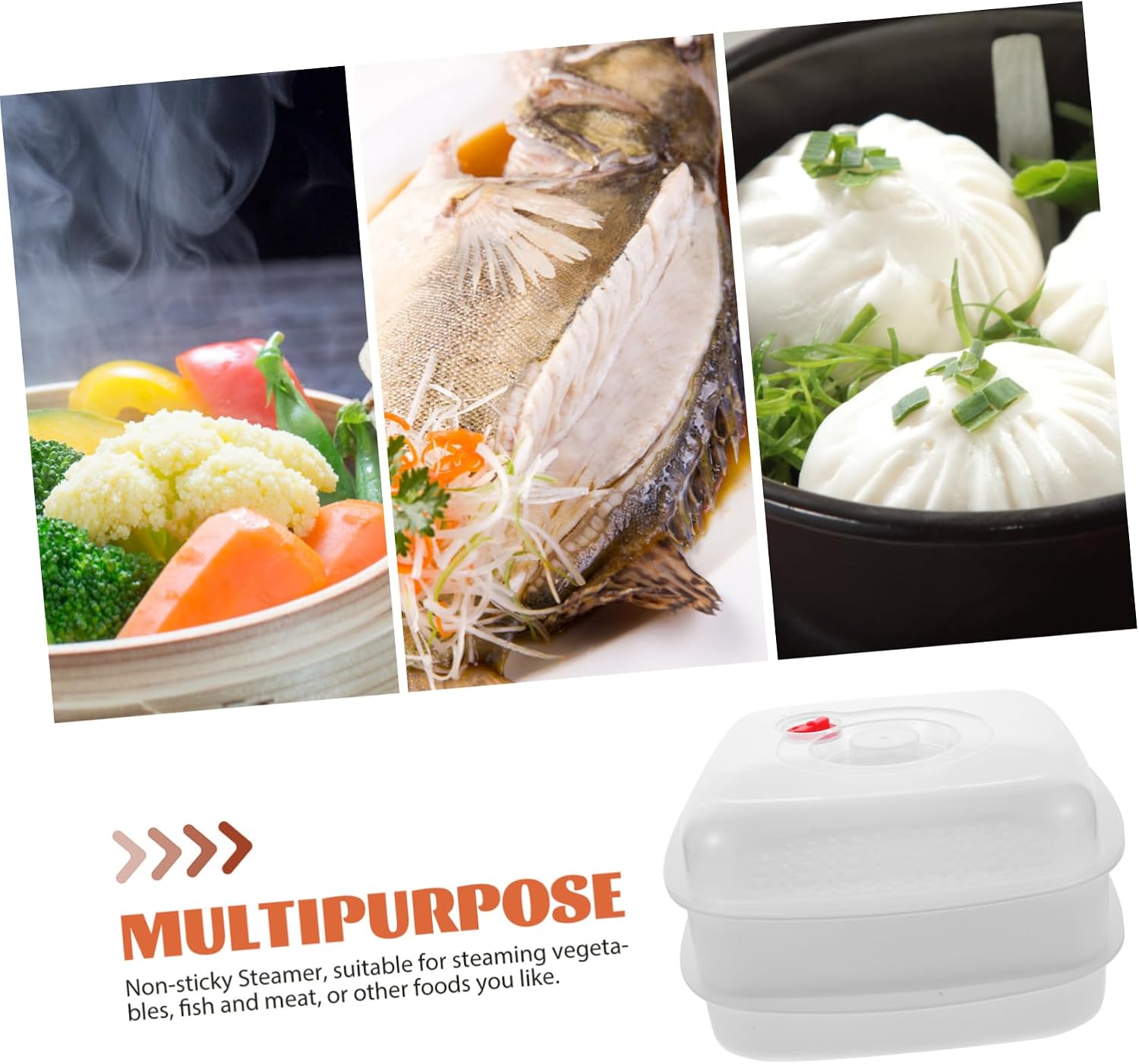 Kitchen Food Steaming Tray Lidded Steamer Steamer for Cooking Cookware Single