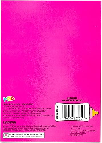 Vista 64 de Rainbow High 1500+ Fashion First Stickers de Horizon Group USA