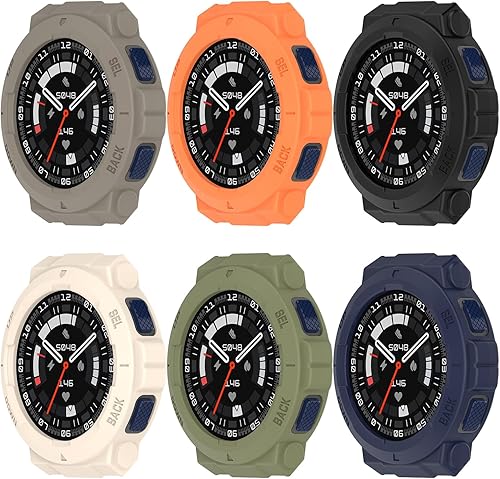 TenCloud Funda compatible con Amazfit Active Edge (A2212) (sin protector de pantalla) diseñada para Amazfit Active Edge Watch Round