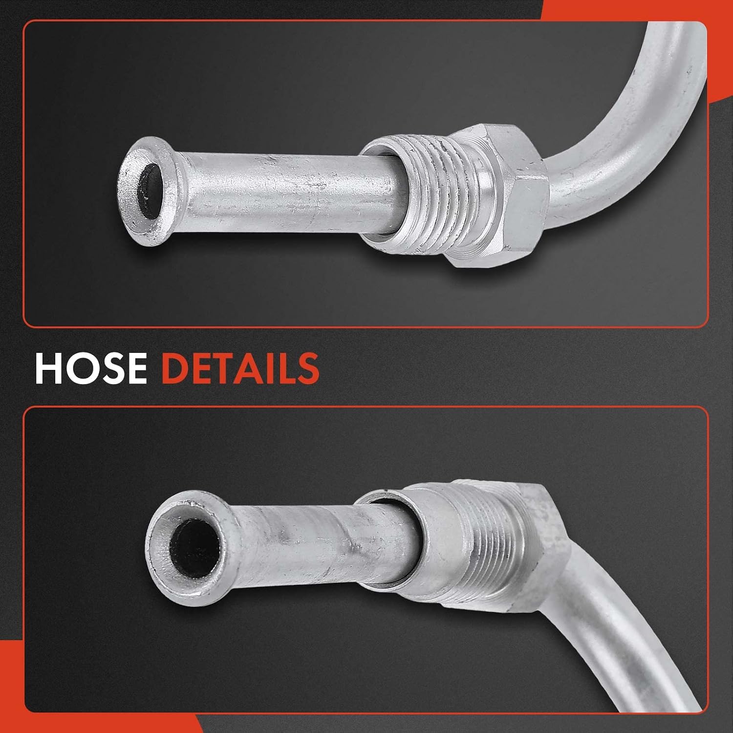 A-Premium Automatic Transmission Oil Cooler Line Hose Assembly Compatible with Ford F-150 F-250 F150 F250 Expedition 1997-1998 4.6L 5.4L