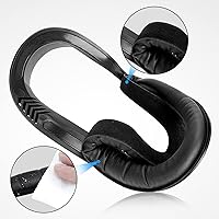 Vista 4 de SUPERUS Funda facial y cubierta para lente compatible con OculusMeta Quest 2 accesorios (negro)