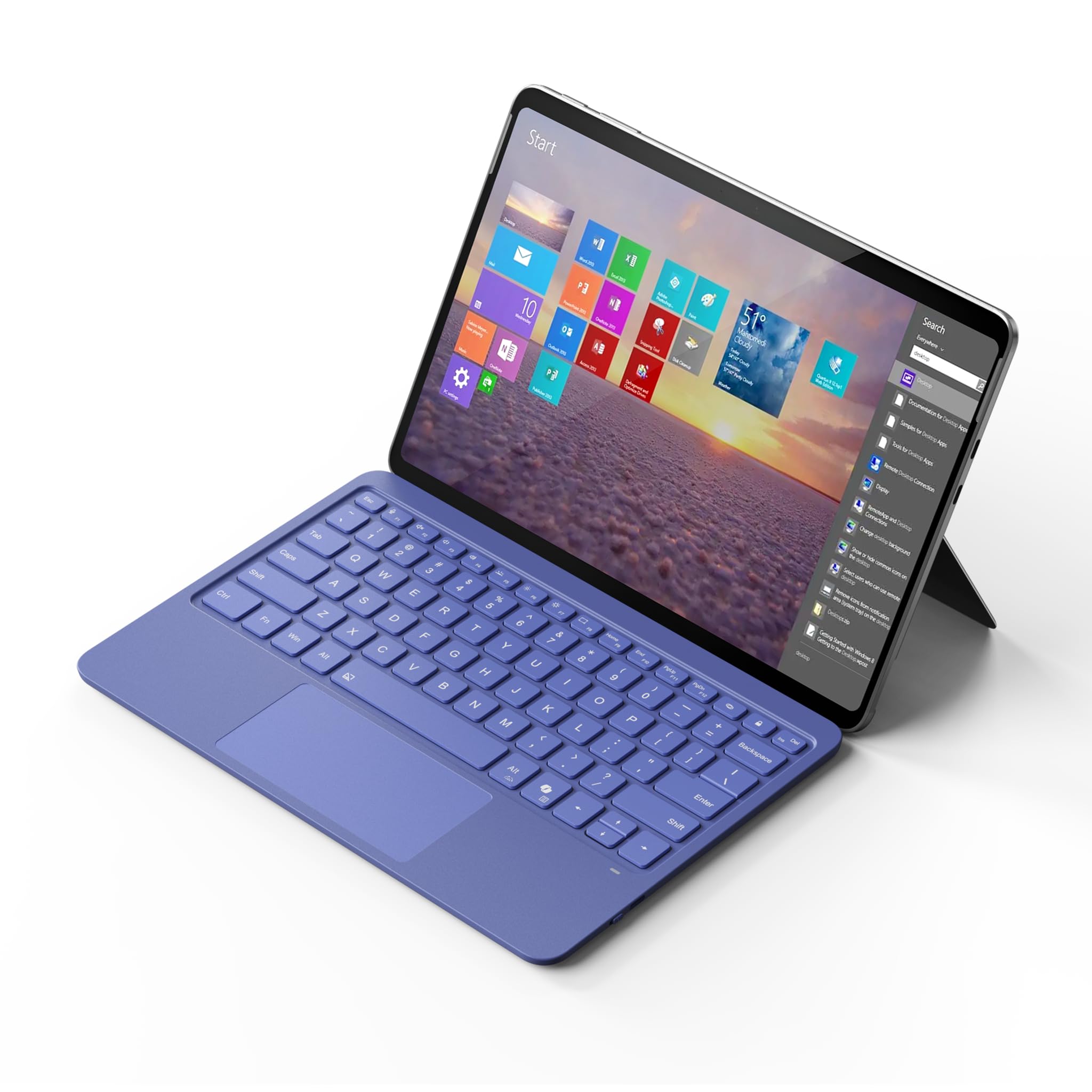 Amazon | For Surface Pro 12 キーボード レインボーバックライト