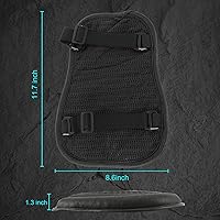 Vista 6 de SUNPIE Cojín de Asiento de Motocicleta Pequeña Cubierta de Gel Almohadilla Plegable Universal Estructura de Panal 3D Cojín de Asientos