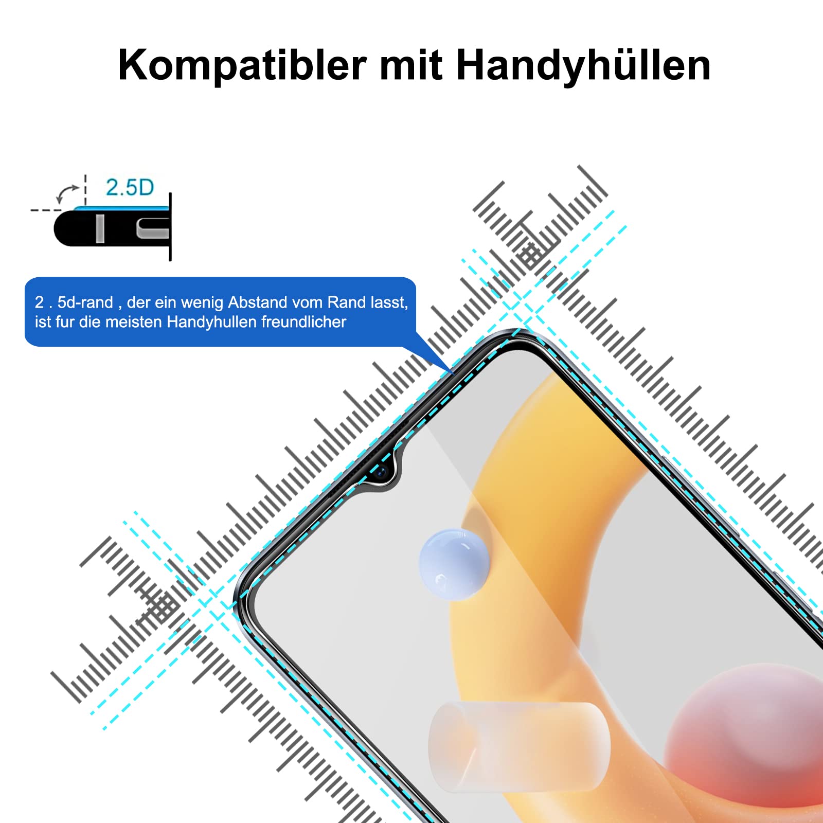 2 Pezzi Di Pellicola Protettiva In Vetro Temperato Per Schermo - Foto 1