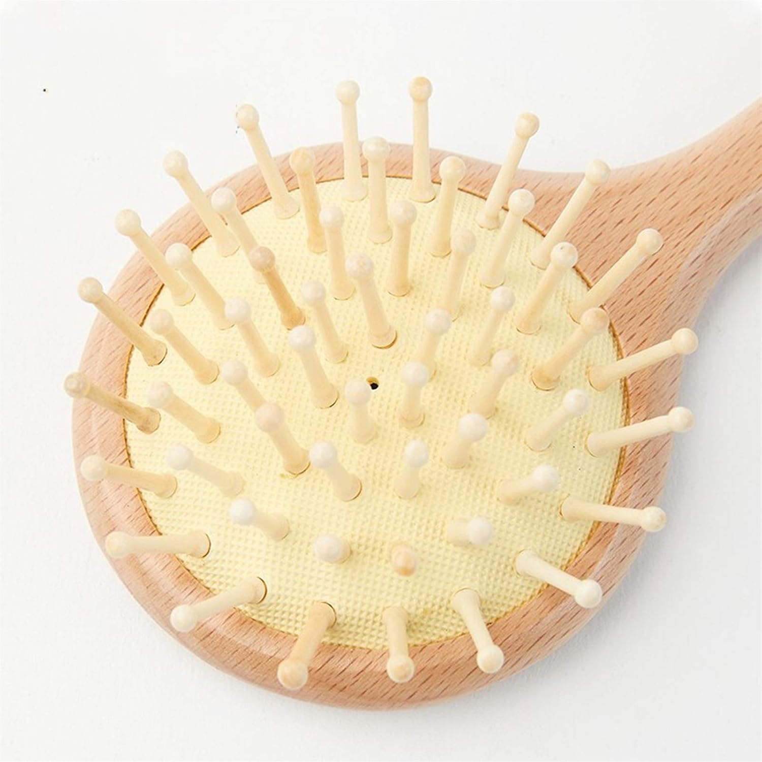 Beech Air Cushion Massage Comb,Anti-Static Hair Comb for Thick Curly Thin Long Short Wet or Dry Hair Adds Shine and Makes Hair Smooth Hair Comb