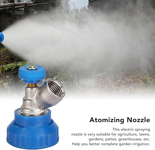 Miniatura 6 de Fdit Boquilla atomizadora de rosca interna G38 45 grados de alta presión para riego de agua de jardín rociador de cabezal rociador para jardines