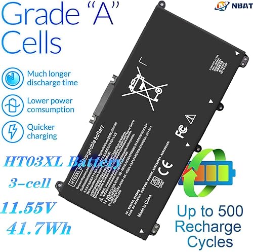 Miniatura 2 de HTO3XL HT03XL L11119-855 - Batería para portátil HP Spare Pavilion 15-da0xxx 15-cs0xxx 15-cs3073cl 15-cs3153cl 15-cs1065cl 15-da0014dx 15-da012dx