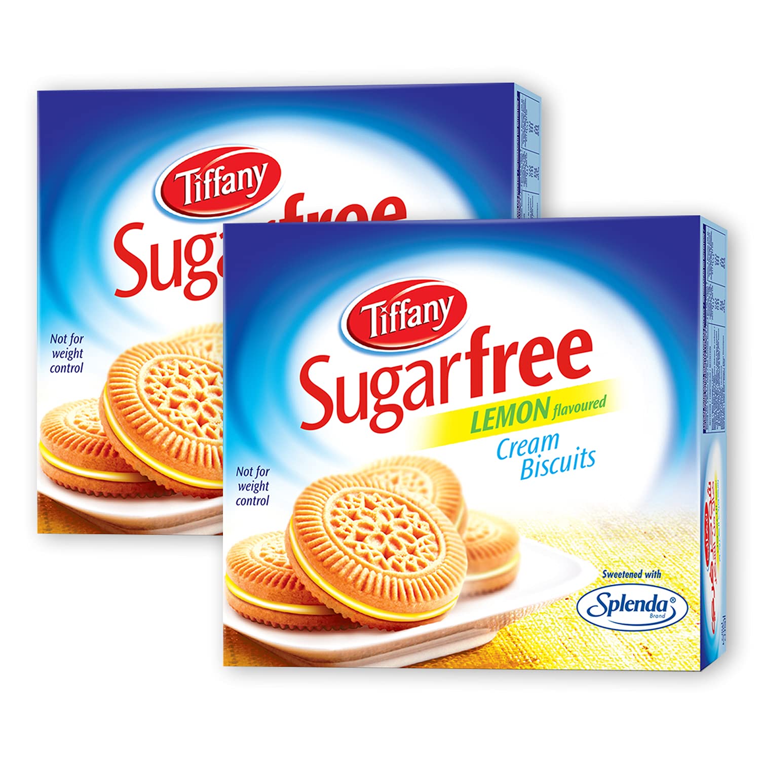 Tiffany Sugar Free Lemon Cream Sandwich Biscuits (Pack of 2, 162g) | Healthy Snacks for Diebetic | Sweetened With Splenda (B09C3YYCMY) Amazon Price History, Amazon Price Tracker