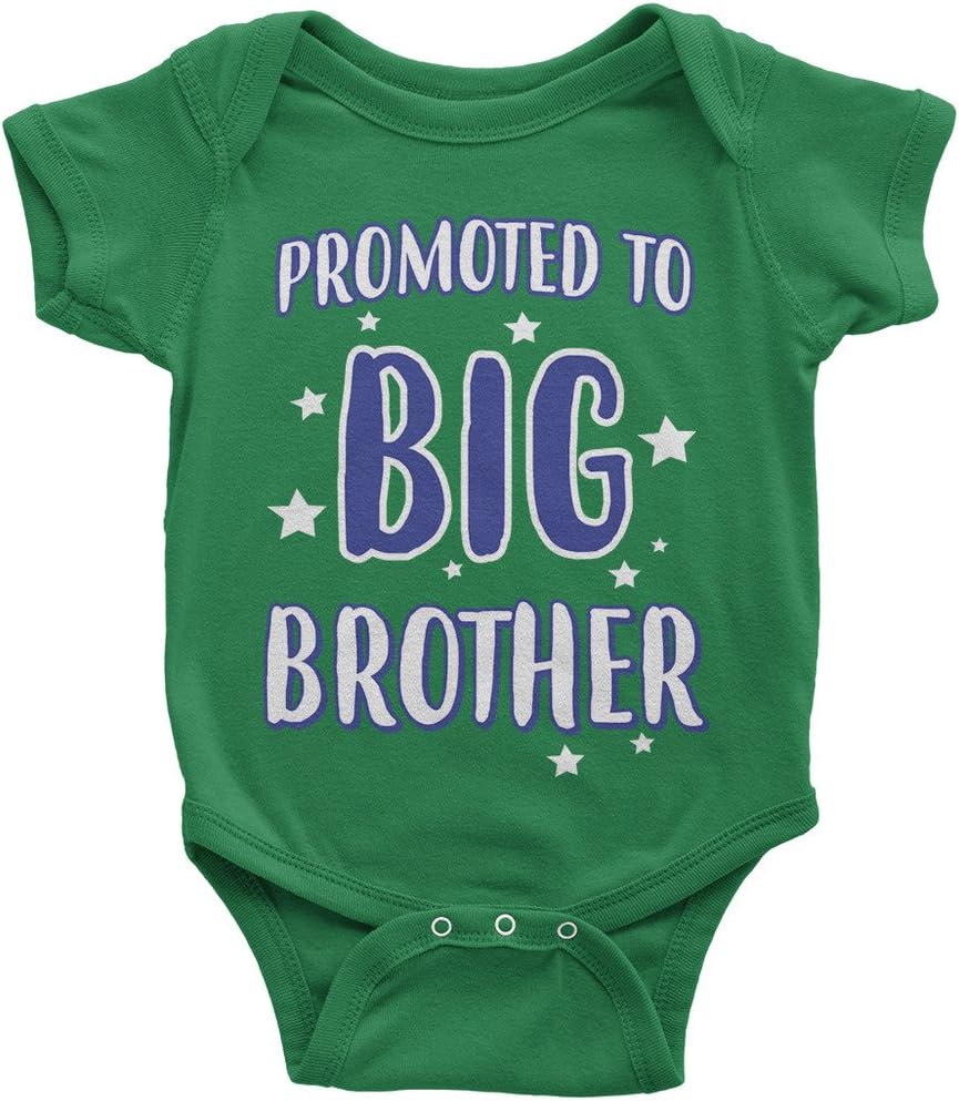 Threadrock Baby Boys' Promoted to Big Brother Infant Bodysuit