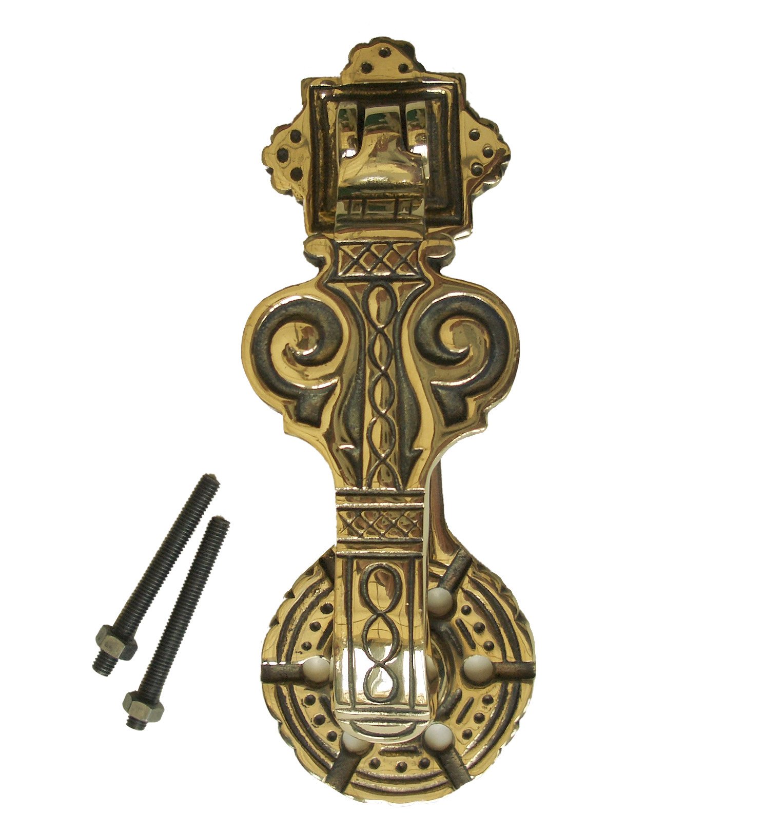 Castelion® Ornate Brass Celtic Door Knocker