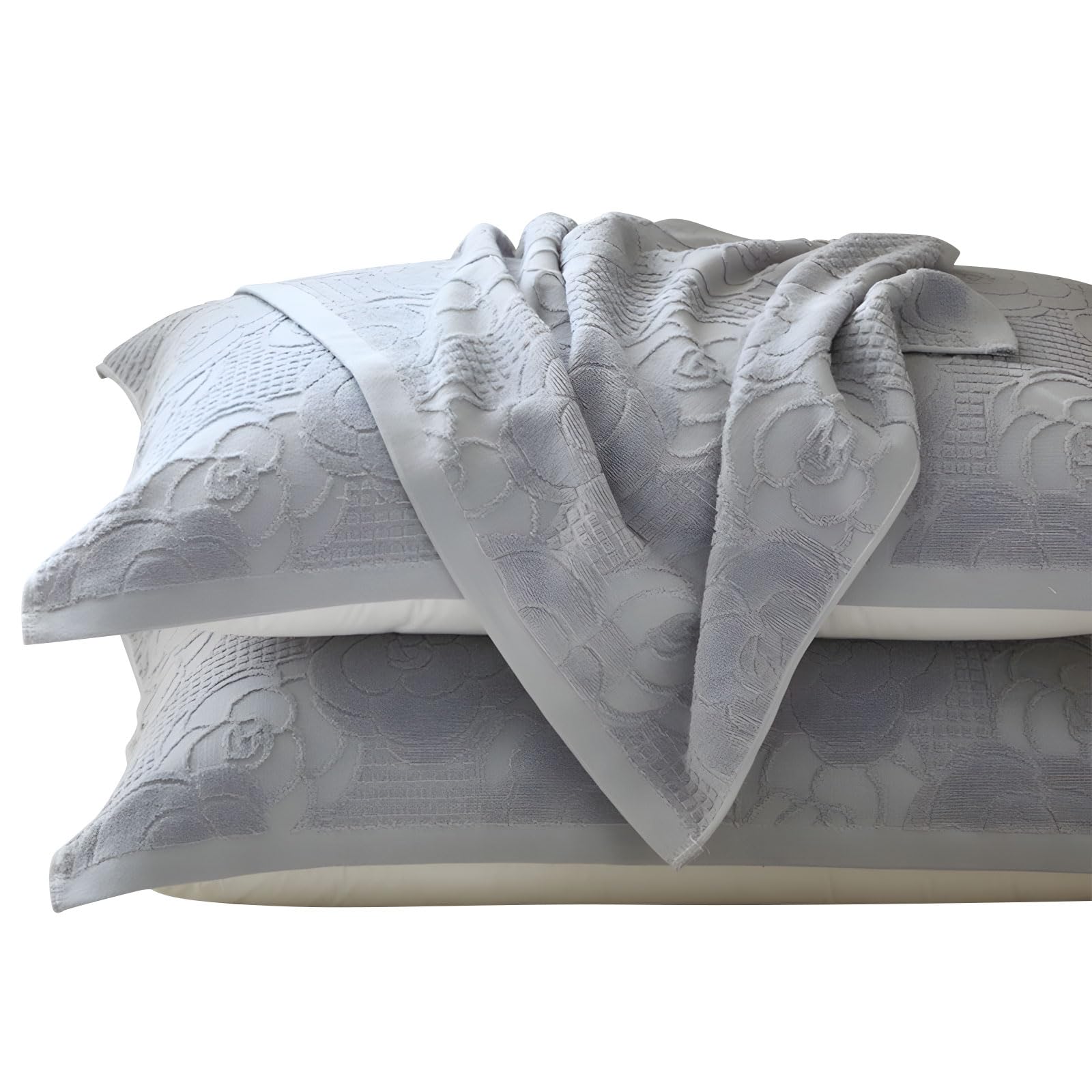 Of Cotton Pillow Towel Features Knitting Texture for Warmth Retention and Comfortable Secure Designs Cotton Pillow Cover