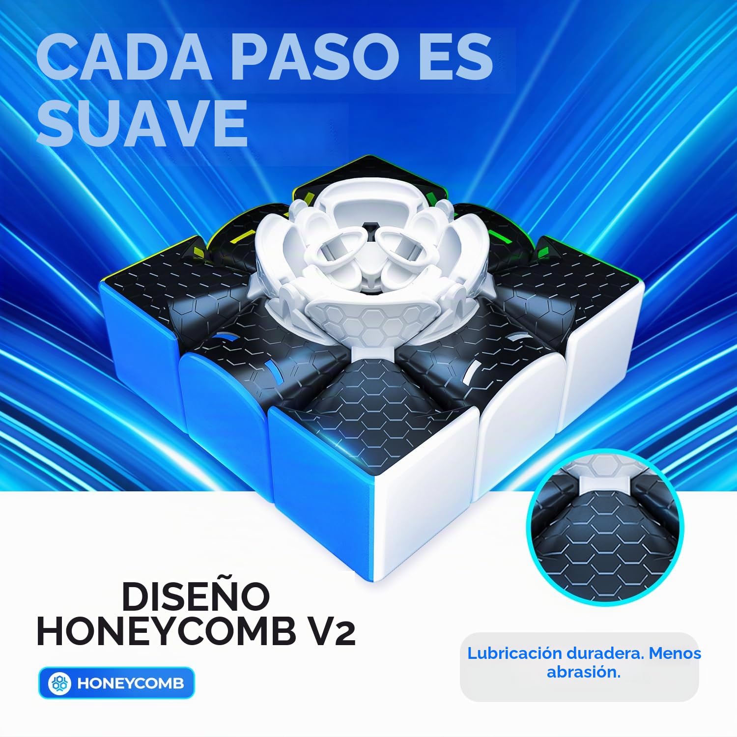 GAN 356RS 3x3 Speed Cube, Oficial 356 R S Mejor Rapido Cubo - Profesional Original Cubos de Velocidad (Sin Pegatinas,3x3x3)