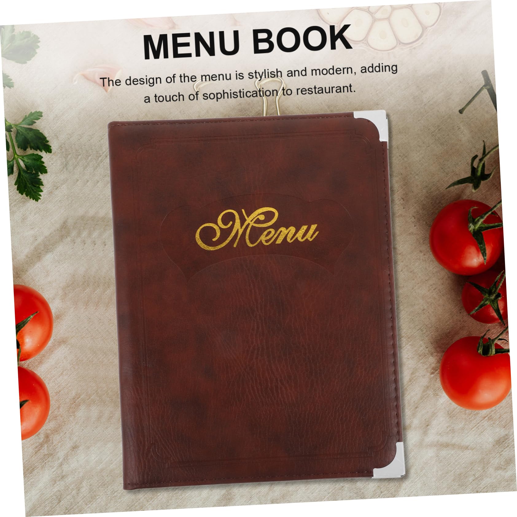 KICHOUSE Recipe Folder Convenient Menu Book Practical Menu Holding Book Exquisite Restaurant Menu Book Simple Menu Book Restaurant Supply Menu Covers Menu Cover Holder Compact Menu Book