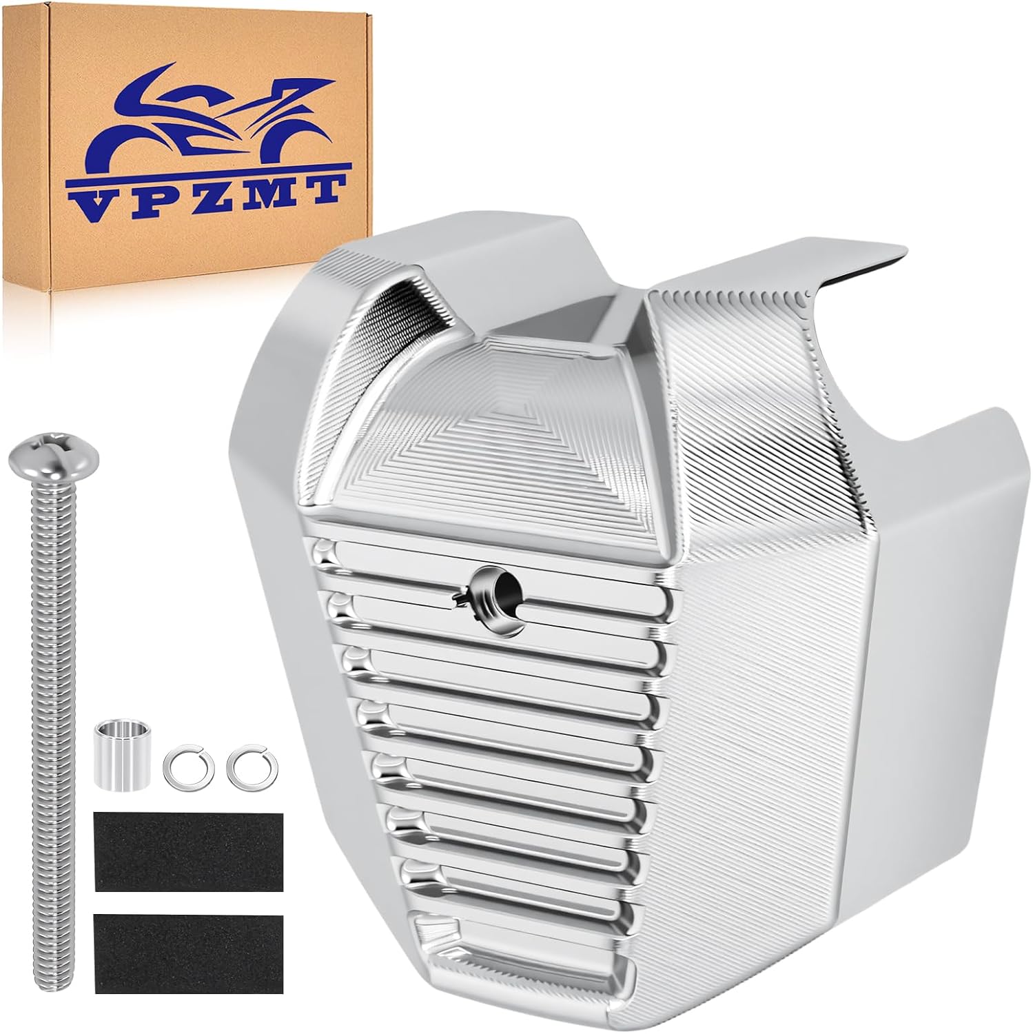 2018-2025 Precision Ignition Coil Cover for Harley Touring Street glide, Road glide, Road king, Electra glide & M8 Softail Breakout, Street Bob, Fat Boy, Fat Bob, Low Rider ST Models (Chrome)