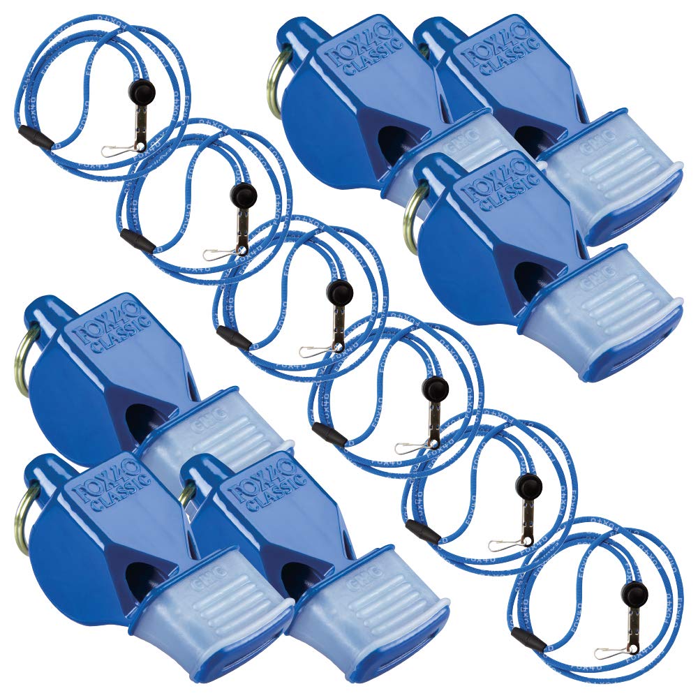 Fox 40 Classic CMG w/Breakaway Lanyard 6 Pack