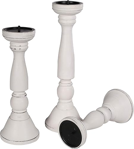 Miniatura 4 de The Wooden Town - pilares decorativos de madera para velas