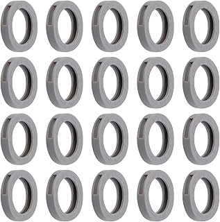 Mini Skater 20Pcs Key Caps Cover Tags Rubber Keys ID Rings Color Identifier for Standard Size House & Work Keys