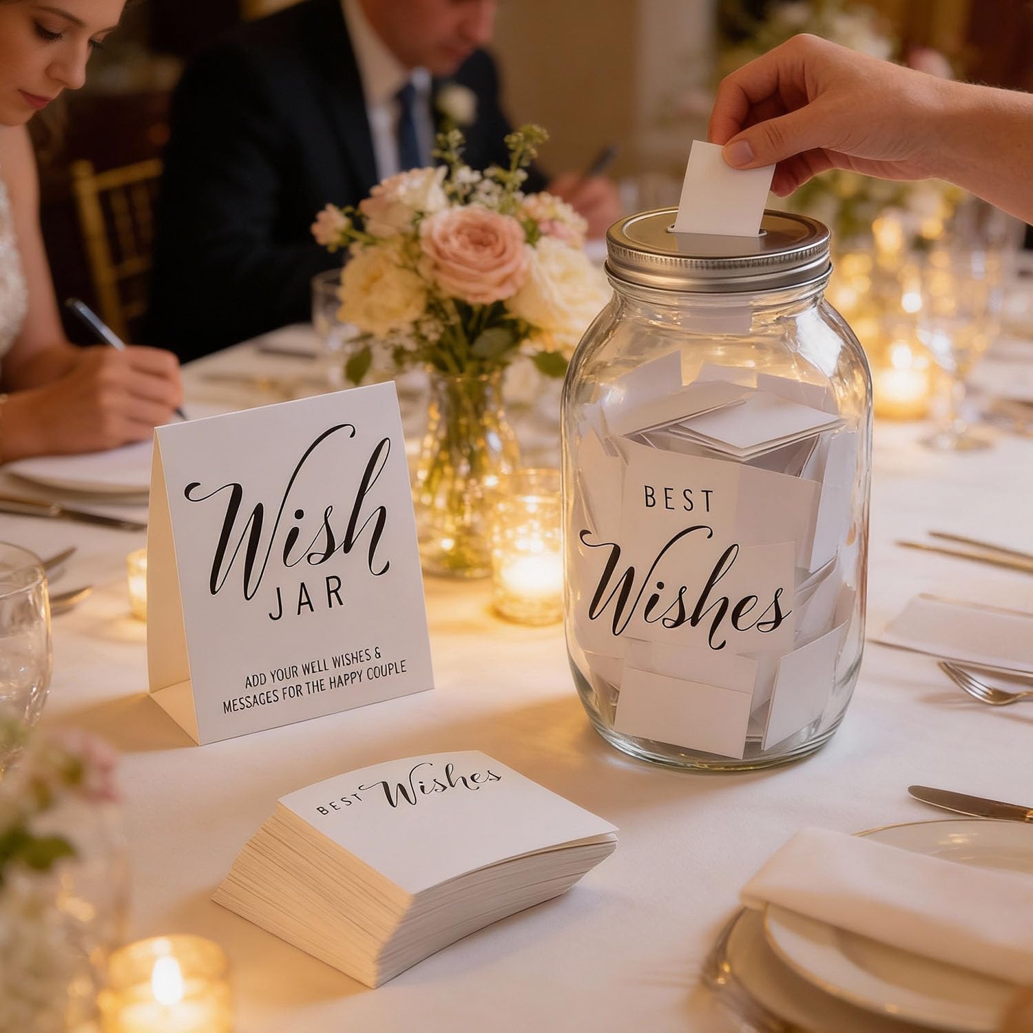 Fun Express Best Wishes Guest Book Jar Set, 102 Piece