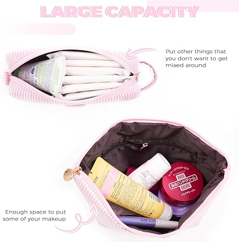 Miniatura 2 de Regalos de recital de baile para niñas, bolsa de cosméticos para adolescentes, juego de bolsa de maquillaje con iniciales para mujeres, bolsa de