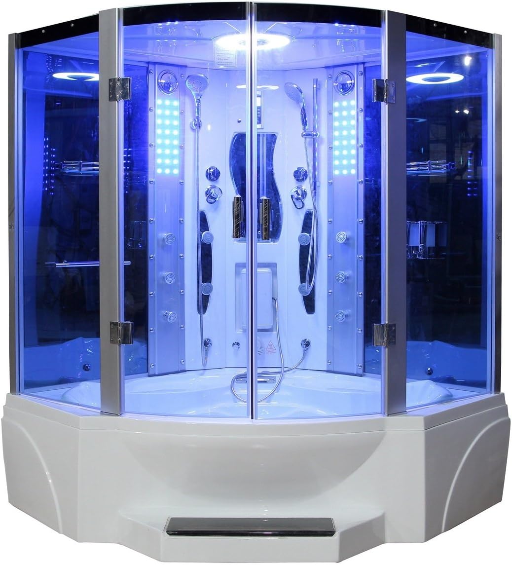 Pivot Door Steam Shower Enclosure Unit