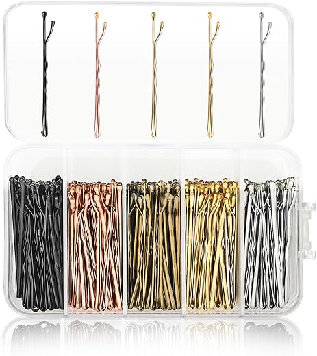 Sanas Hair Pins For Hair Styling (250Pcs) Bobby Pins For Women Hair Pin Variety In Design &amp; Finish Juda Pins For Hair Bun ...