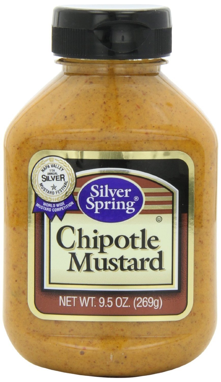 Silver Springs Mustard Chipotle, 9.5 OZ Pack Of 2