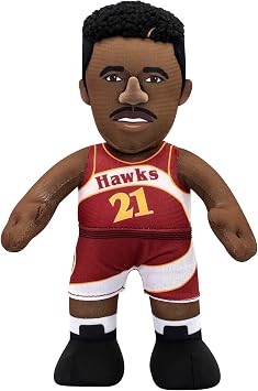 Bleacher Creatures Atlanta Hawks Dominique Wilkins 10" Plush Figure - A Legend for Play and Display