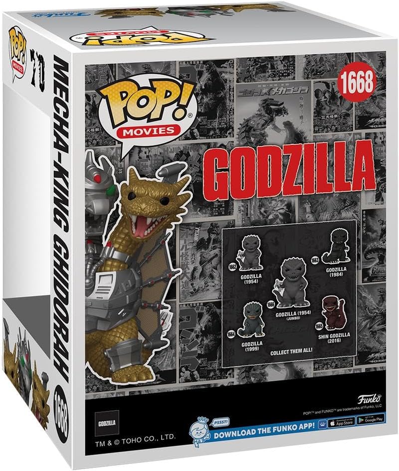 Funko Godzilla Mecha King Ghidorah Exclusive Pop Super 6 inch 1668