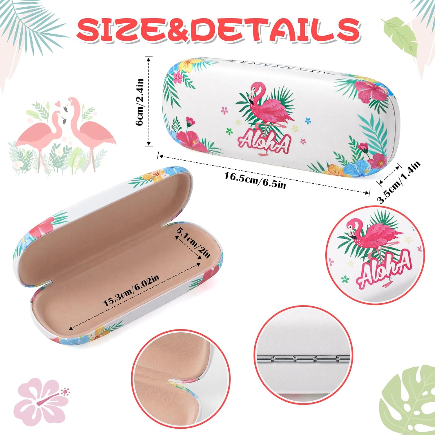 Kids Sunglasses for Girls with Eyeglasses Case for Party Beach Dress Up Glasses