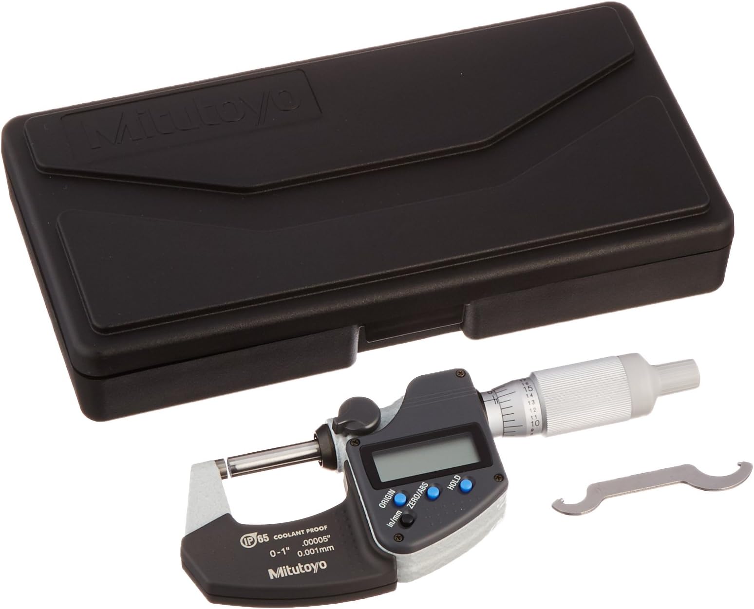 293-344-30 Digital Micrometer IP65 w/o Output Ratched Thimble
