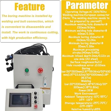 Portable Line Boring and Welding Machine with Vertical Servo Motor
