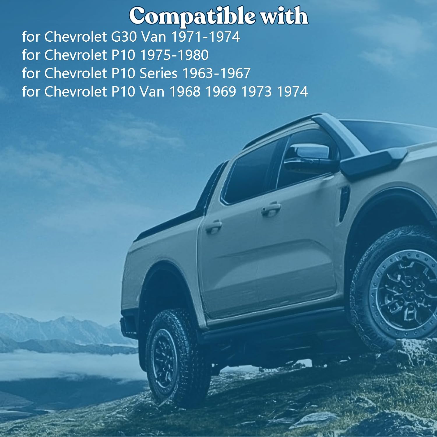 1 PCS Front Lower Suspension Control Arm Shaft Kit for Chevrolet P10 Van 3.8L 1968 1969, for Chevrolet P10 Van 4.1L 1973 1974, for Chevrolet C10 Pickup 5.4L 1968, for Chevrolet C20 Pickup 4.6L 1967