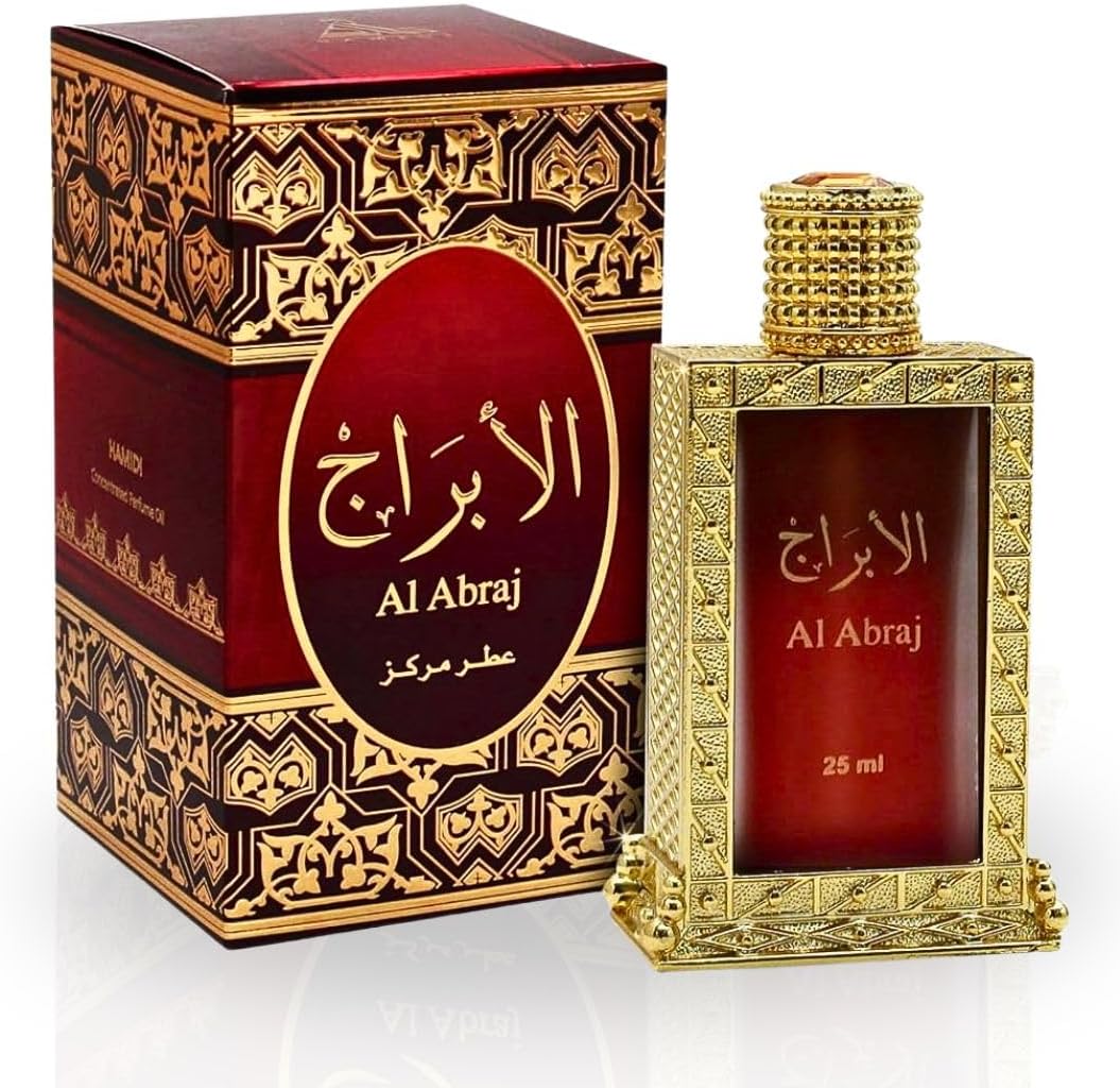 AL ABRAJ Concentrated Perfume Oils for Women & Men 25ML (0.8 OZ) Enjoy Long Lasting Fragrance Oil, Indulge In The Serenity Of Our Exquisite Arabian Perfume Oil Perfect For Any Occassion
