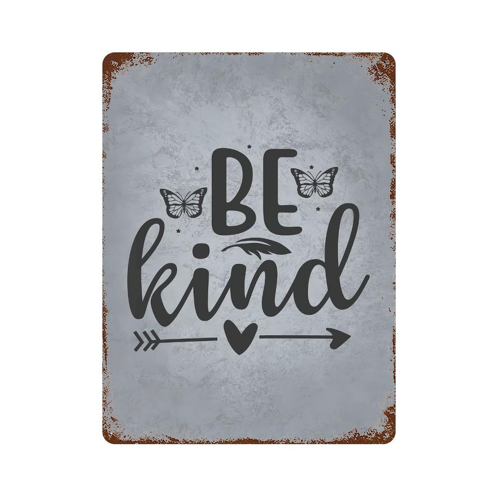 xiaoxiaoshen Be Kind Motivational Quotes Wall Decor Art Metal Tin Poster Modern Home Decor Art Home Bar Shop Decorations Vintage Sign 40x30cm