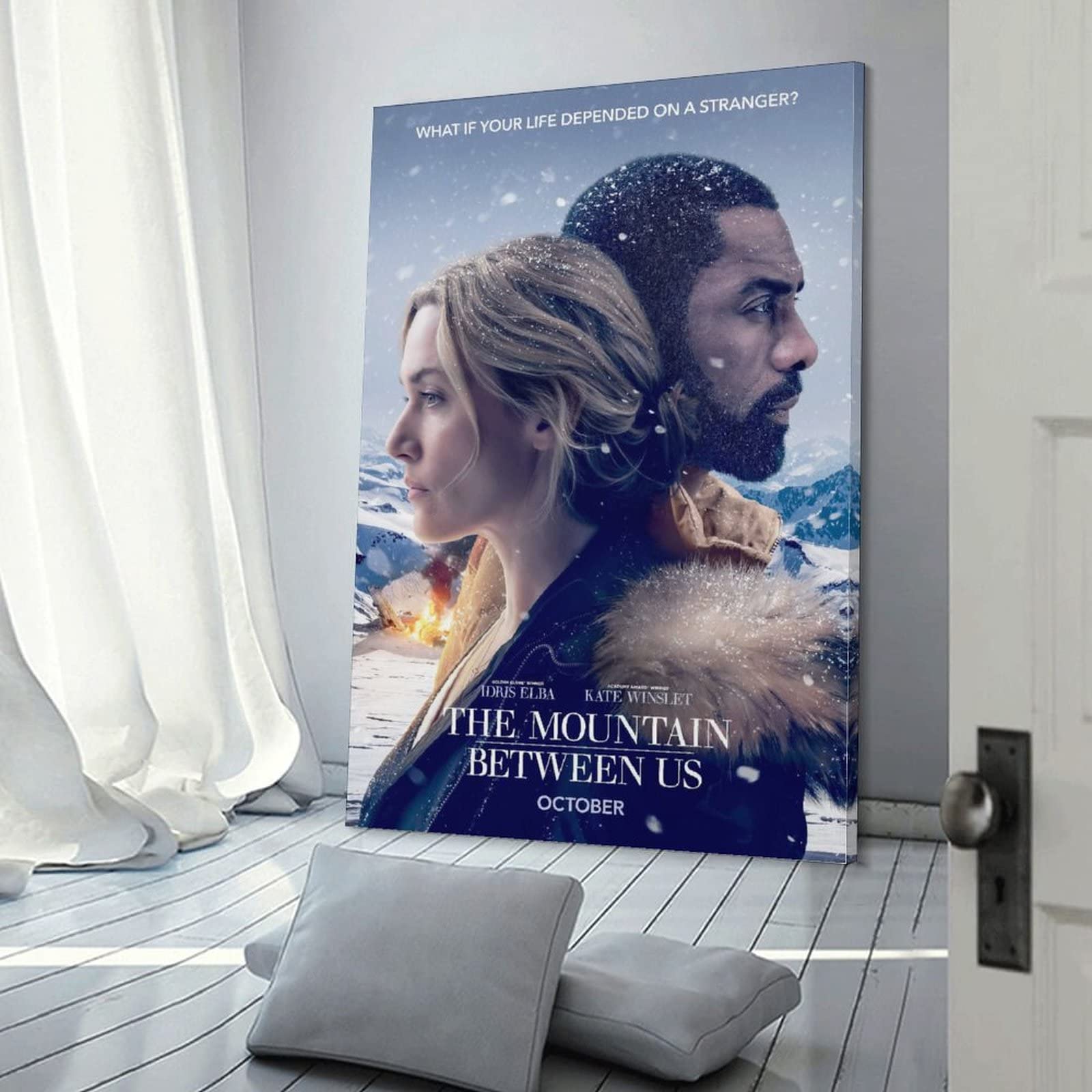 Amazon｜私たちの間の山愛愛災害映画ポスター キャンバスポスター寝室